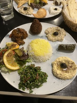 Vegan mezzo  at Payiz in Rouen