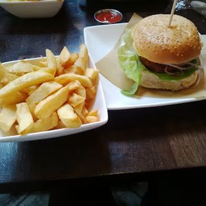 Chips at Handmade Burger Co in Manchester