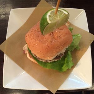 Tex-Mex Burger at Handmade Burger Co in Manchester