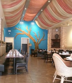 Dining area at Spice Xing in Rockville