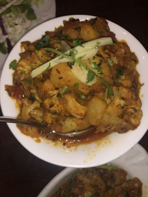Aloo Gobhi  at Spice Xing in Rockville