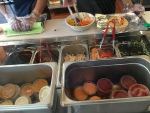 Vegan veggies at SeoulSpice in Washington