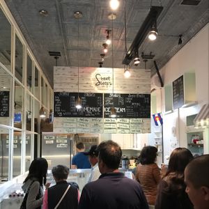 inside at Sweet Scoops in Sonoma
