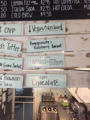 Flavors January 2nd, 2020 at Sweet Scoops in Sonoma