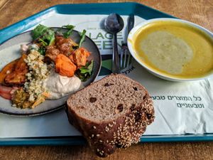 Yum factor 10 at Village Green in Jerusalem