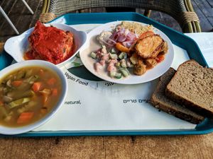 Yum factor 10 at Village Green in Jerusalem