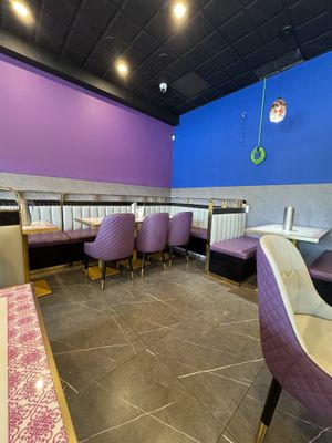 Renovated sitting area   at Doaba Sweets and Restaurant in Brampton