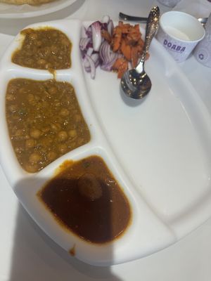 Vegan Paratha accompaniments   at Doaba Sweets and Restaurant in Brampton