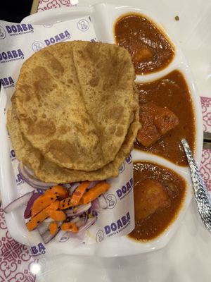 Raswale Aloo (Potatoes in Gravy) - vegan  at Doaba Sweets and Restaurant in Brampton