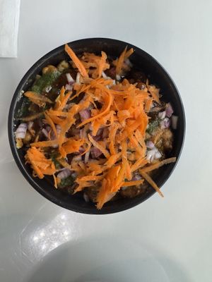 Vegan Kachori Chaat  at Doaba Sweets and Restaurant in Brampton