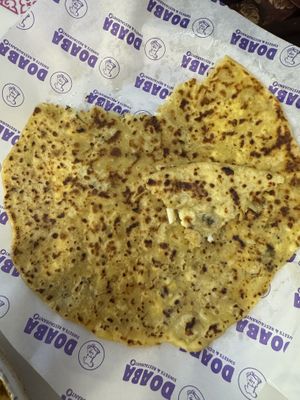 Mooli Paratha (Stuffed White Radish Bread) - Vegan  at Doaba Sweets and Restaurant in Brampton