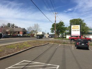 Parking lot
 at Pure Decadence Pastries  in Salem
