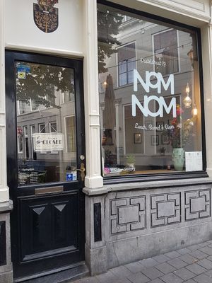 entrance at NomNom in Den Bosch