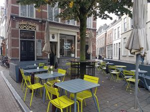 large front terrace at NomNom in Den Bosch