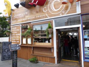 The place at Campbell's Canal Cafe in North West London