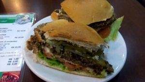 Hambúrguer de Soja at Boteco do Gois in Sao Paulo