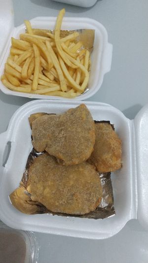 bife de soja a milanesa at Boteco do Gois in Sao Paulo