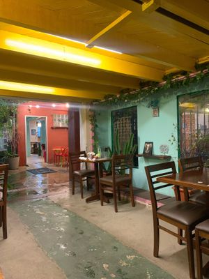 Ambiente simples e bonito at Veg & Veg Burguer in Santos