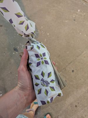 Regular falafel wrap at Mezza Lebanese Kitchen - Downtown in Halifax