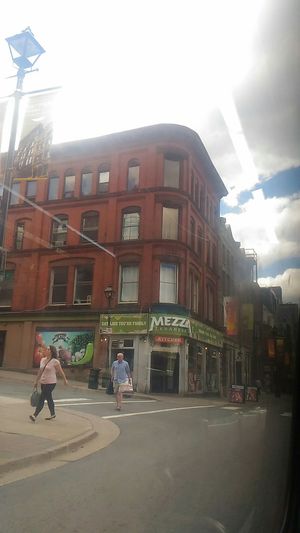 Outside at Mezza Lebanese Kitchen - Downtown in Halifax