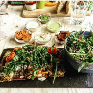 Souls vegan pizza at Souls in Copenhagen