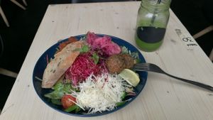 viking salad, green machine at Souls in Copenhagen