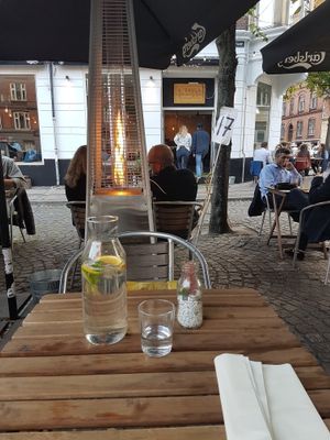 Outdoor area at Souls in Copenhagen
