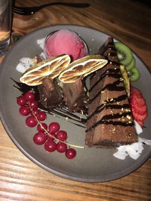 Death by chocolate dessert at Souls in Copenhagen