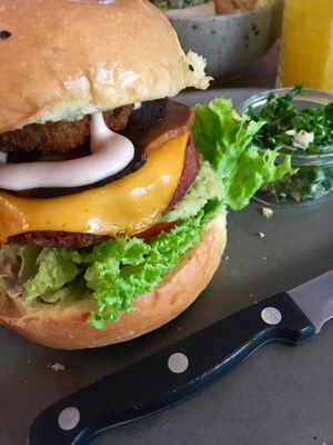 soul burger at Souls in Copenhagen