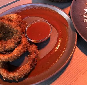 Onion rings! at Souls in Copenhagen