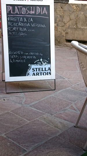 Day Menu at Fuori di Zucca in Tenerife