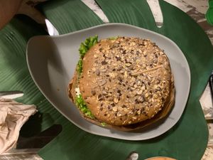 Burger at Fuori di Zucca in Tenerife