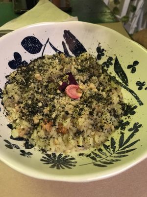 Risotto at Fuori di Zucca in Tenerife