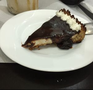Chocolate and peanut pie at Salad Days in Sao Paulo