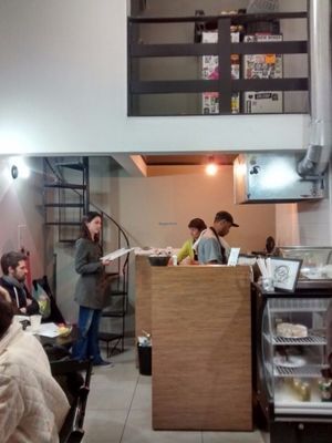 inside at Salad Days in Sao Paulo