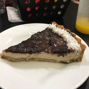 Peanut pie at Salad Days in Sao Paulo