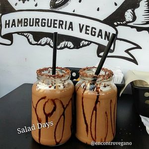 Milk shake at Salad Days in Sao Paulo