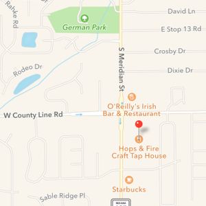 Correct location at Hops and Fire in Greenwood