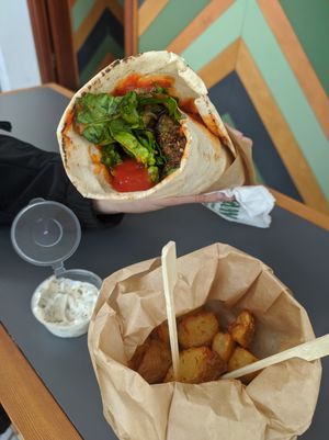  at FalafeLand in Santorini