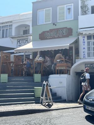 The front   at FalafeLand in Santorini