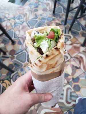 Original Falafel! at FalafeLand in Santorini