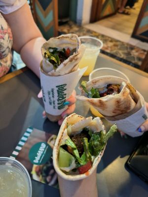 Original Falafel Wrap at FalafeLand in Santorini