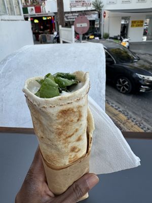   at FalafeLand in Santorini