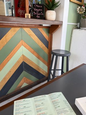   at FalafeLand in Santorini