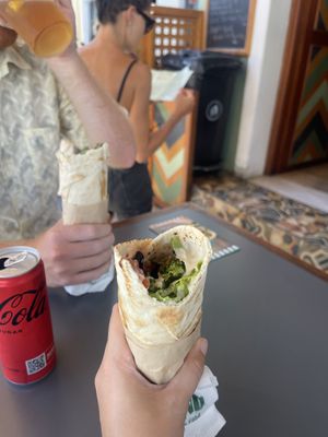   at FalafeLand in Santorini
