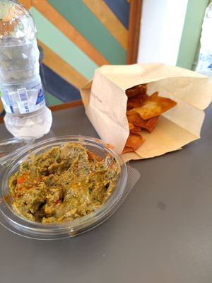 Baba ganoush at FalafeLand in Santorini