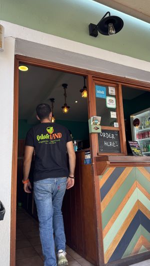   at FalafeLand in Santorini