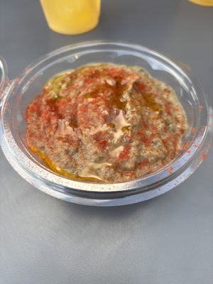 Babaganoush  at FalafeLand in Santorini