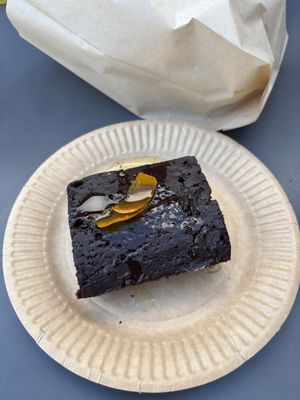 Brownie   at FalafeLand in Santorini