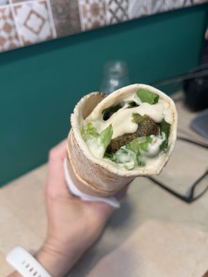 Original falafel  at FalafeLand in Santorini